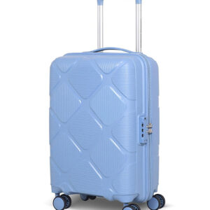 Sky Blue Hard Shell Trolley Luggage