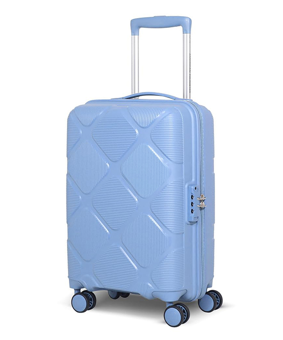 Sky Blue Hard Shell Trolley Luggage