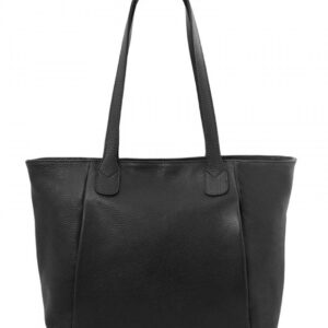 Pure Leather Black Women Handbag
