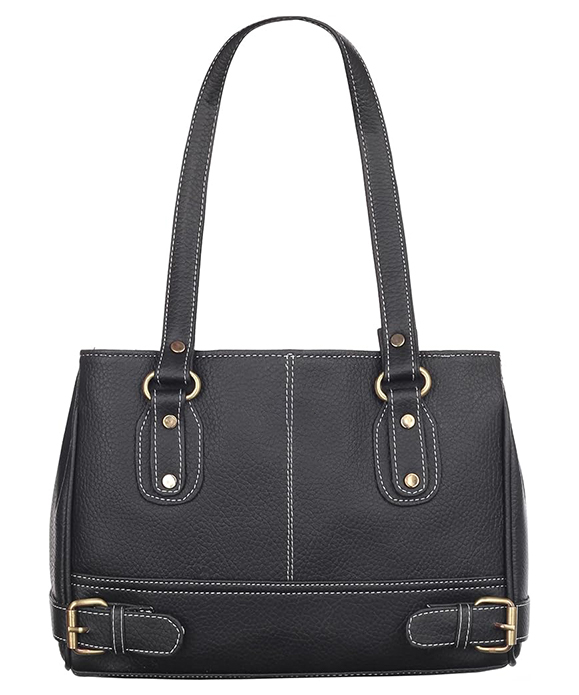 Black Leather Laptop Bag