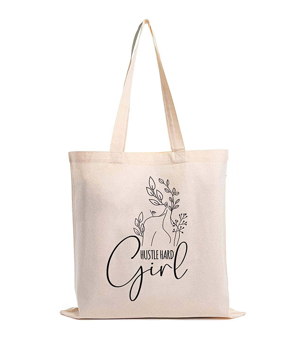 Everyday Printed Beige Tote Bag