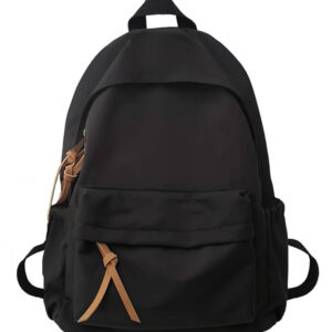Simple Black Backpack