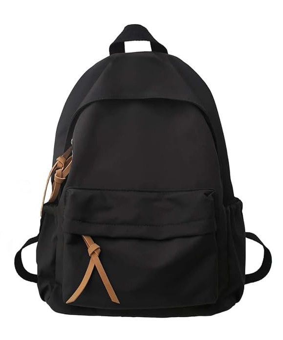 Simple Black Backpack